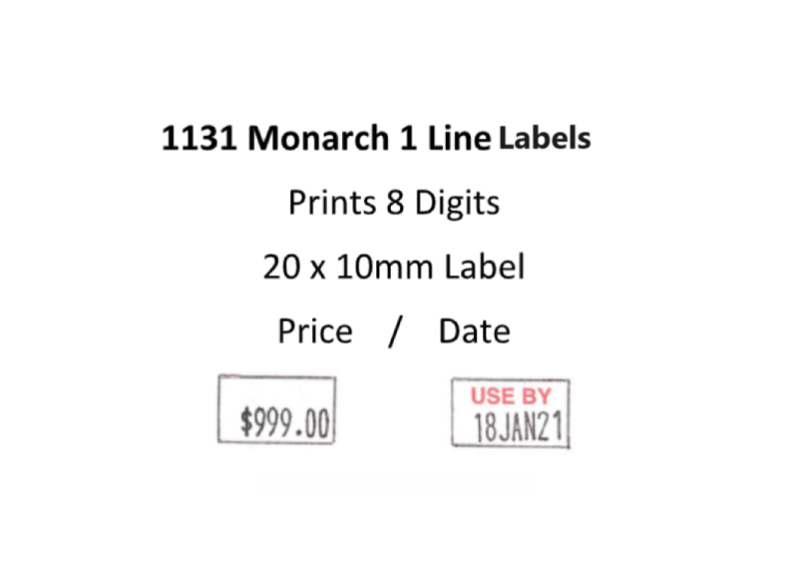 1131 Price / Date Labels